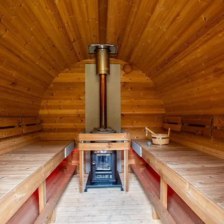 בית נופש Evergreen Wellness Met Sauna & Hottub